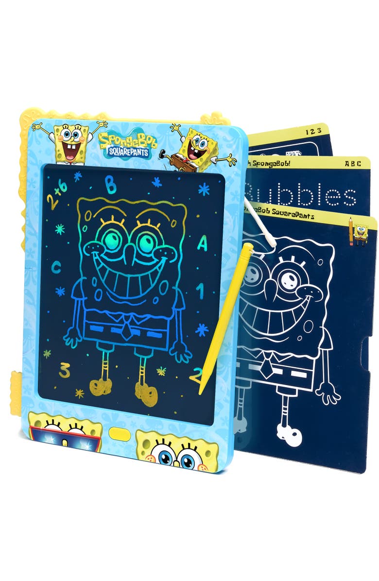 JitteryGit Spongebob Lcd Doodle Writing Tablet, Main, color, Blue