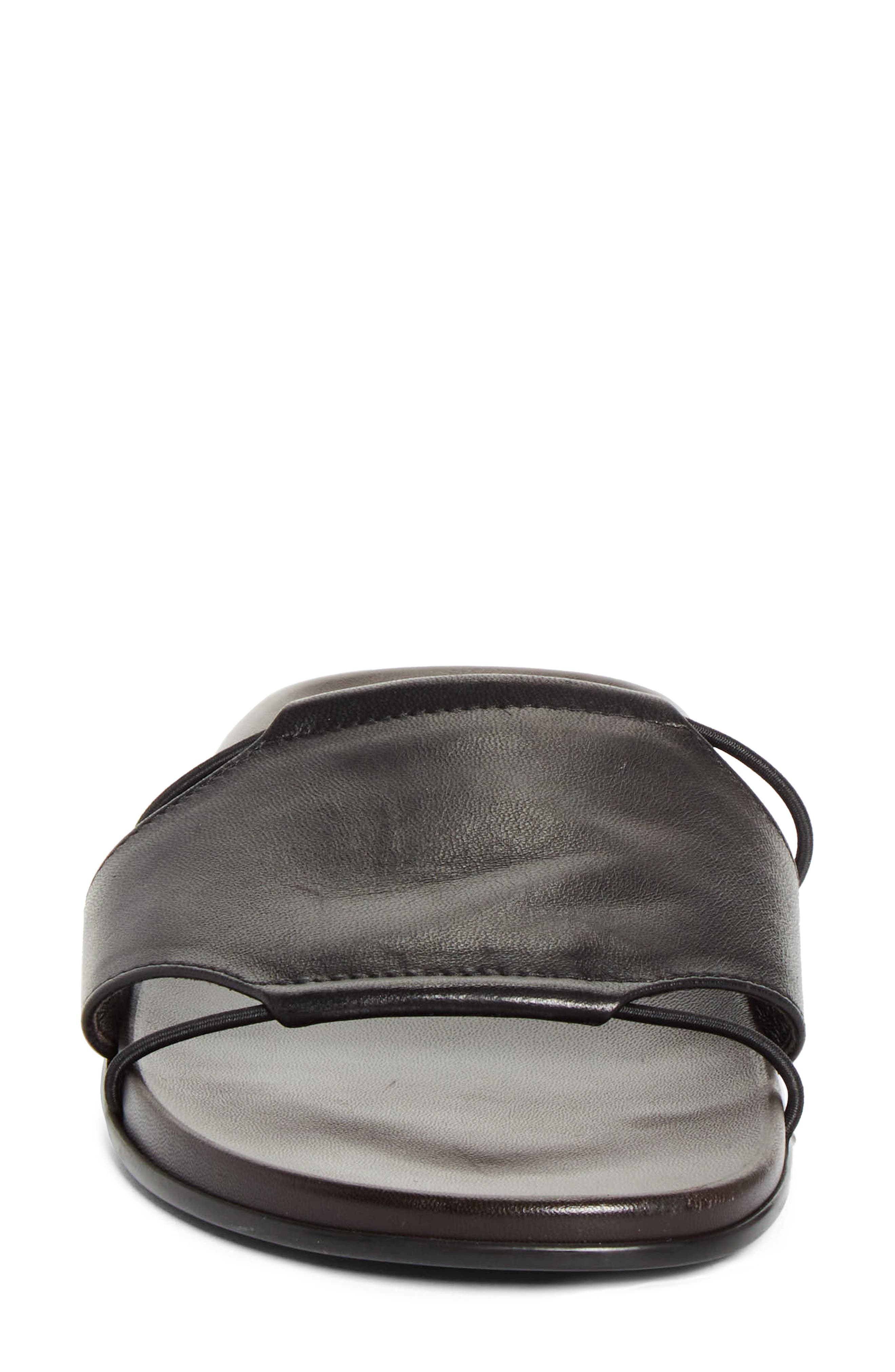 The Row Vivienne Slide Sandal, Alternate, color, Black