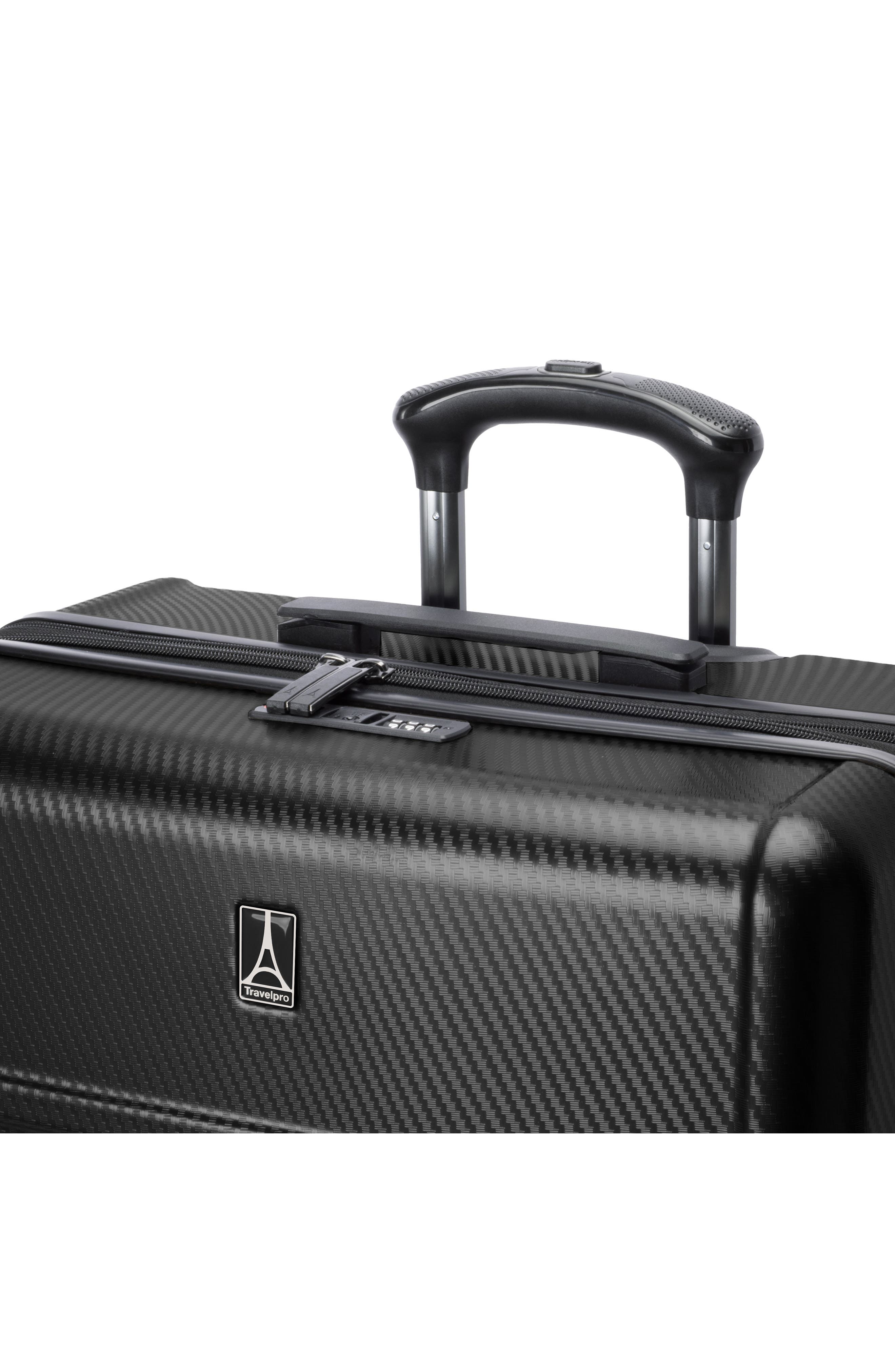 TRAVELPRO Rollmaster<sup>™</sup> Lite 2 28-Inch Expandable Large Checked Hardside Spinner Luggage, Alternate, color, Black Carbon Fiber