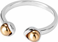 ARGENTO VIVO Split Ball Ring
