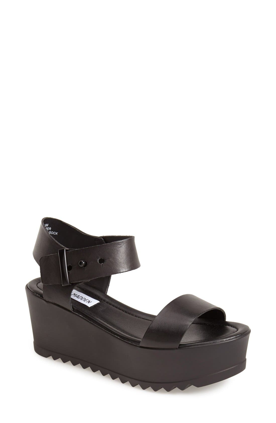 Steve Madden 'Surfside' Platform Sandal, Main, color, 