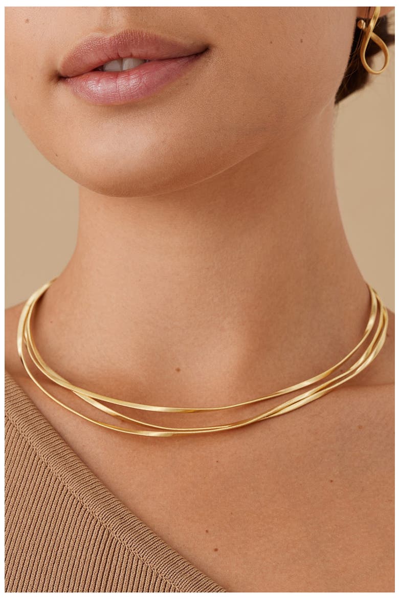 Marrakech Layered Necklace, Alternate, color, YELLOW GOLD