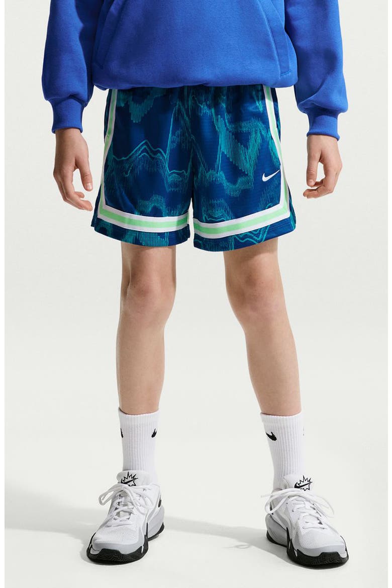Kids' Dri-FIT Performance Basketball Shorts, Main, color, GAME ROYAL/ WHITE