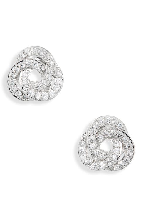 Jordan Love Knot Stud Earrings