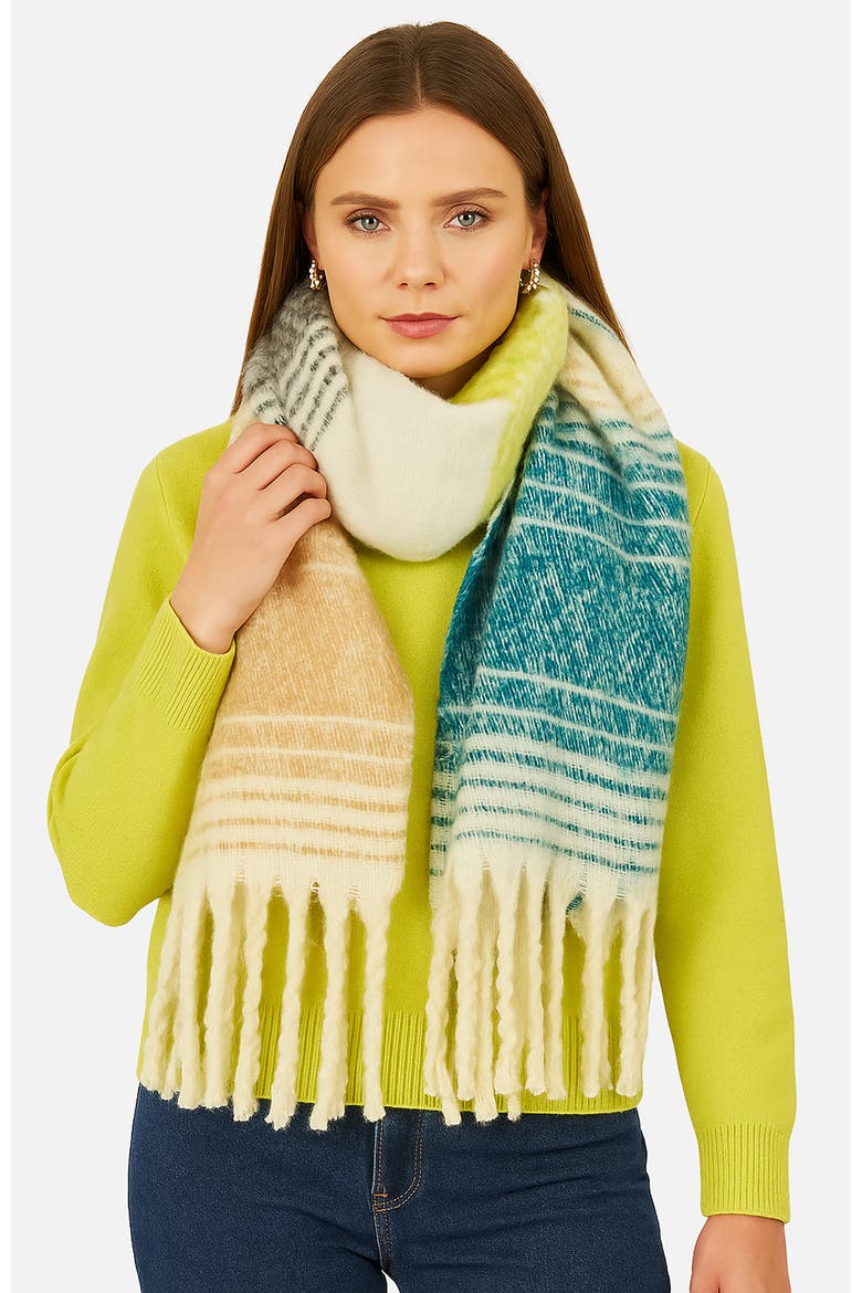 Super Fluffy Scarf, Alternate, color, Multi-colour