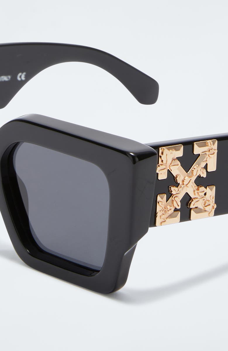 Off-White Catalina 55mm Square Sunglasses, Alternate, color,