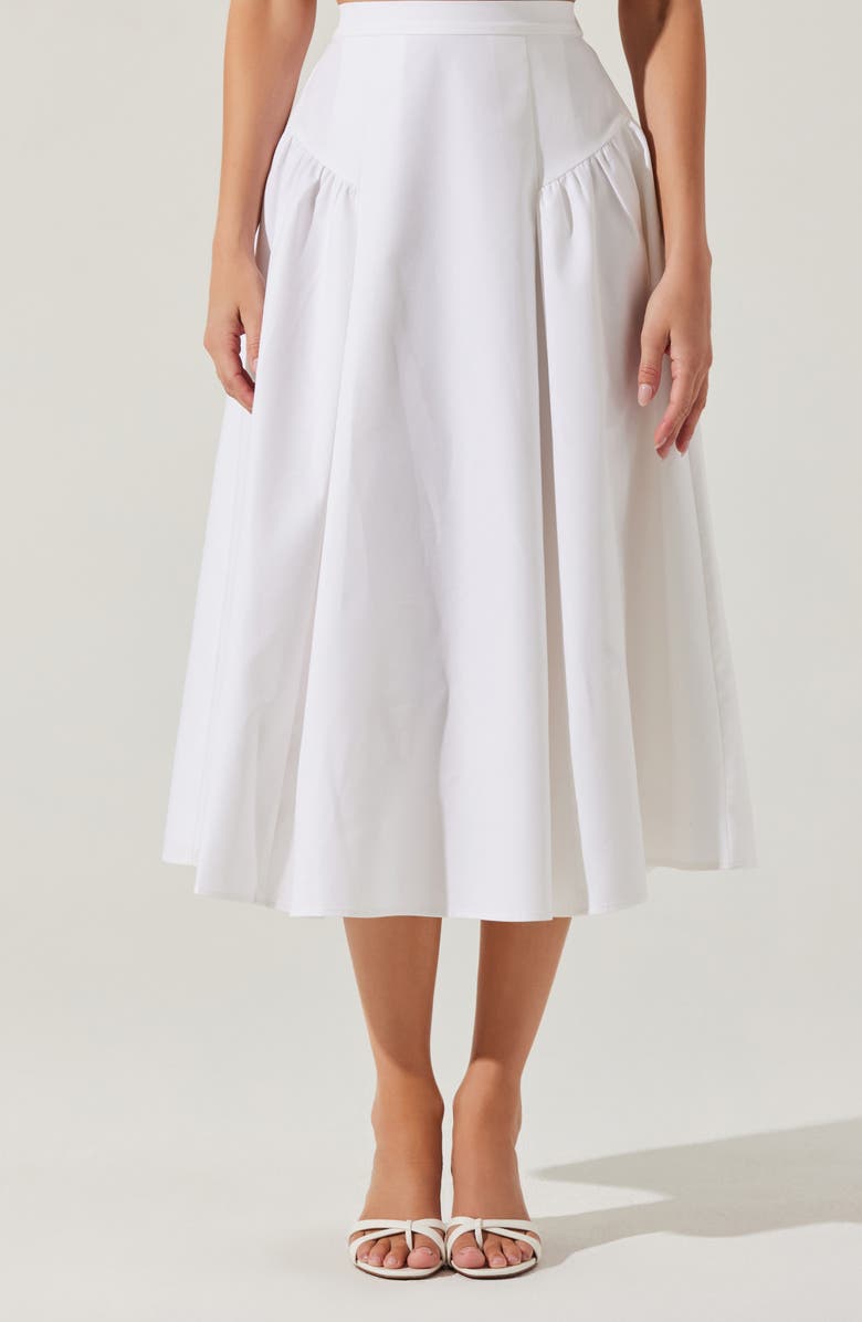 ASTR the Label Laila Midi Skirt, Alternate, color, White