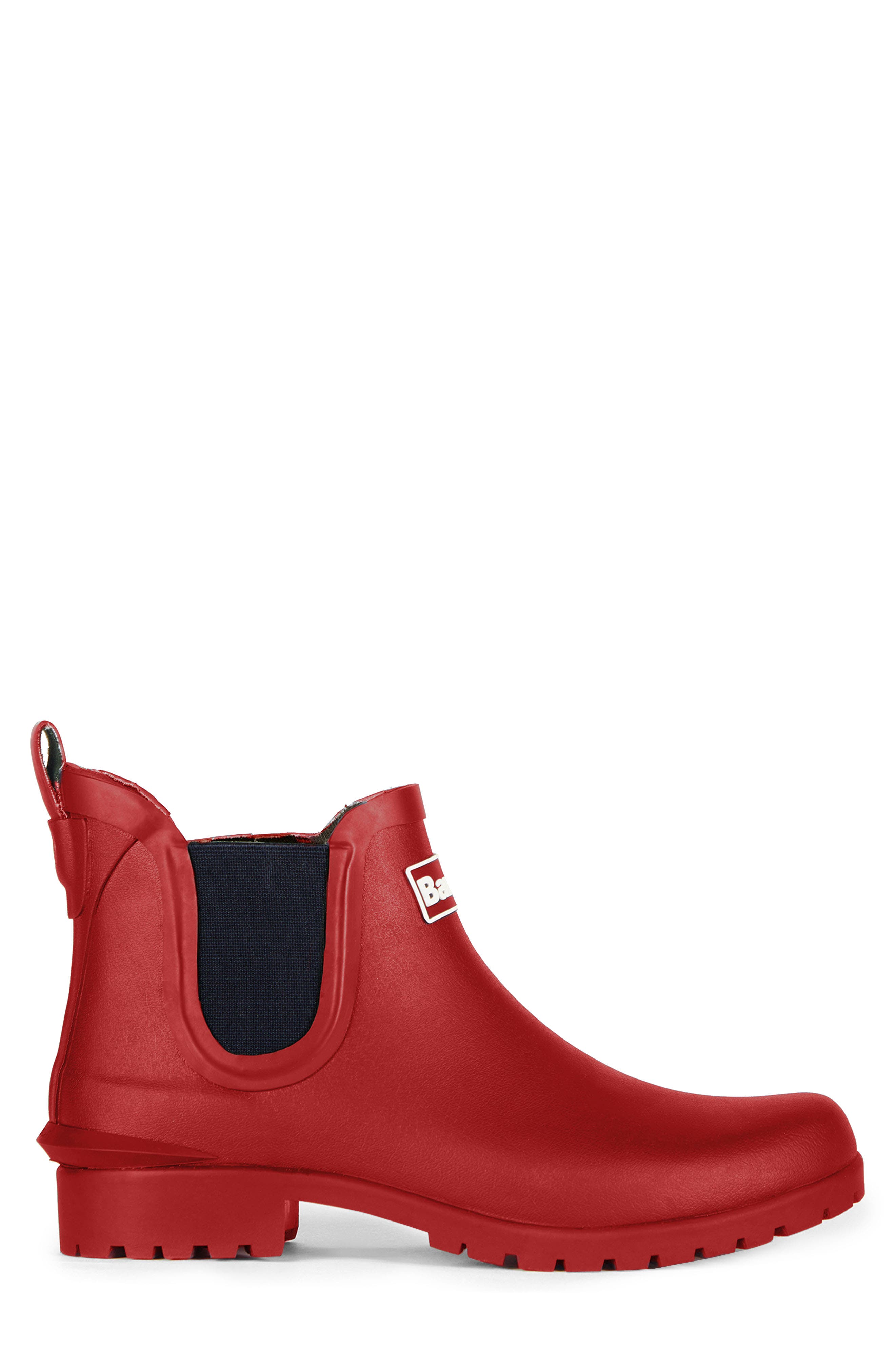 Wilton Chelsea Rain Boot, Alternate, color, RED