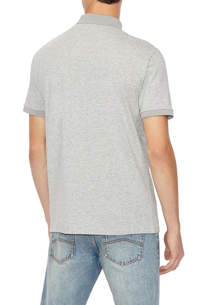 Armani Exchange Milano/New York Logo Polo, Alternate, color, 