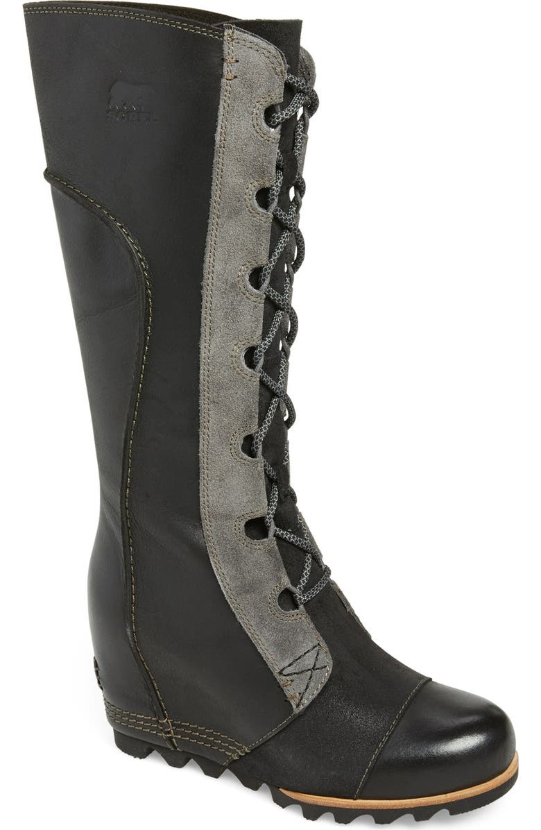 SOREL 'Cate the Great' Waterproof Wedge Boot, Main, color,