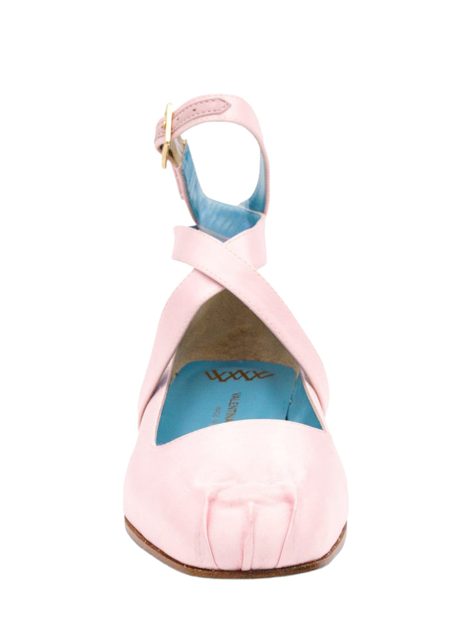 Valentina Rangoni Birba Ankle Strap Ballerina, Alternate, color, Rosa Satin