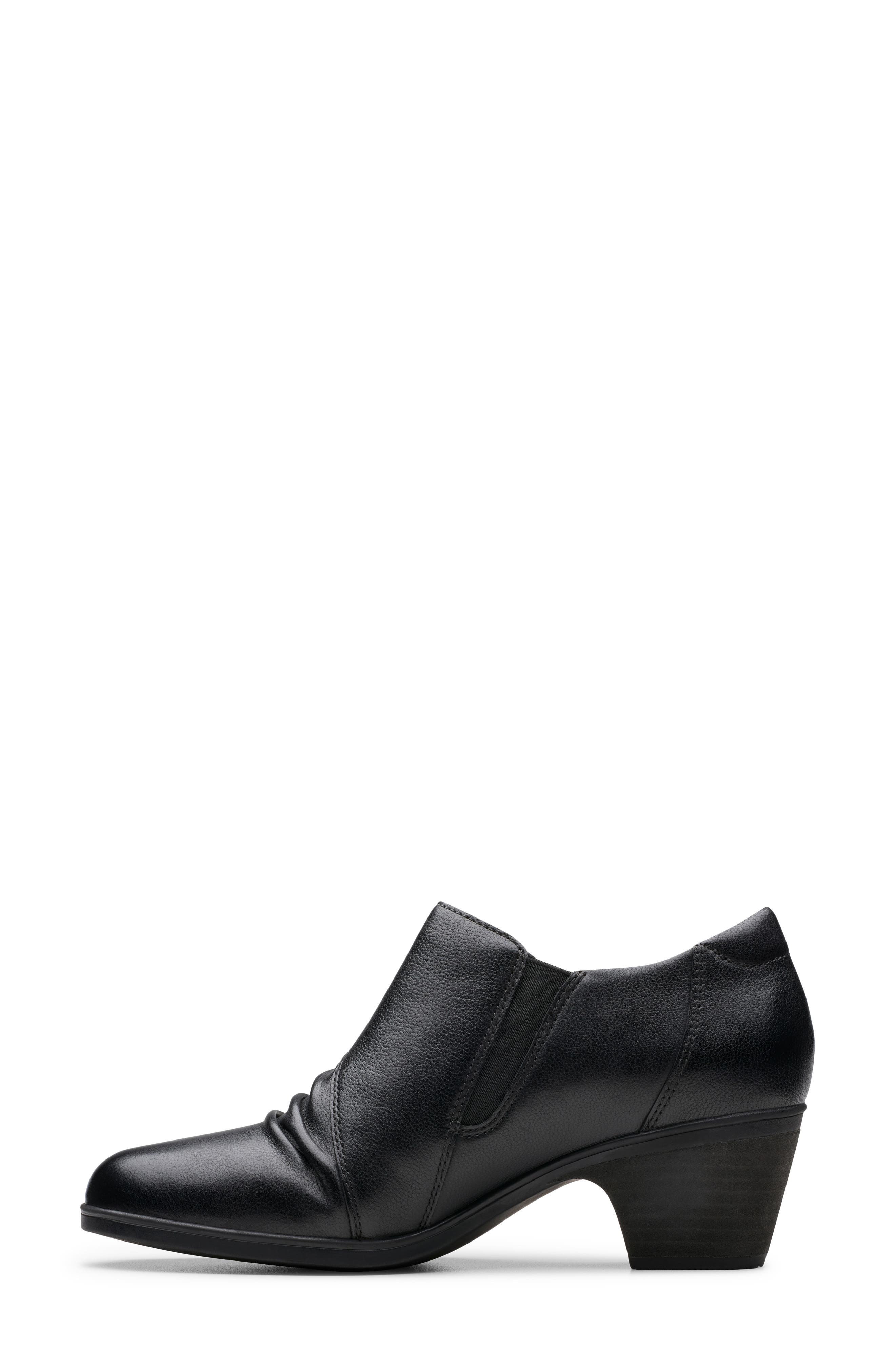 Emily2 Braley Leather Bootie, Alternate, color, BLACK LEATHER