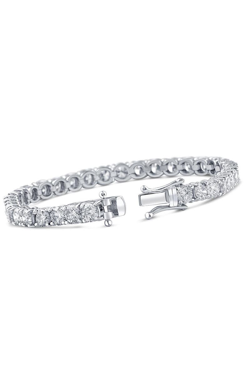 Bliss Diamond 16.15Ct Natural Diamond Tennis Bracelet 7" Double Lock Clasp, Alternate, color,