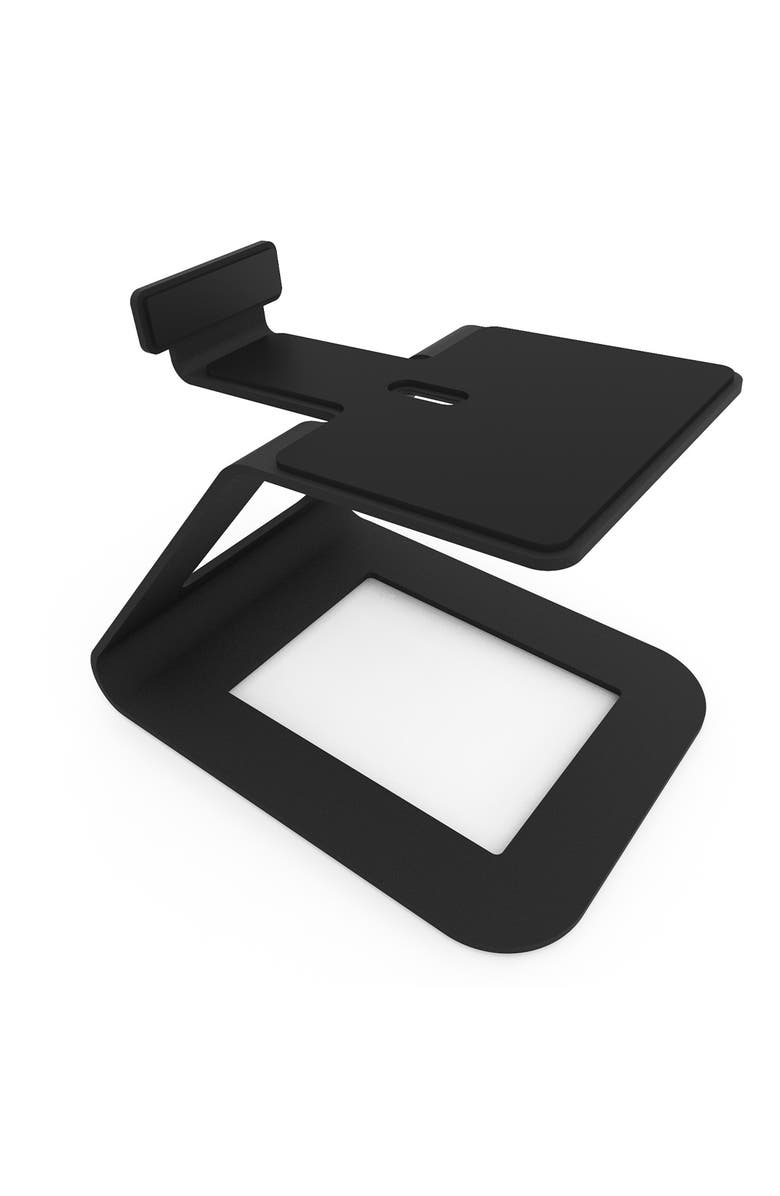 Kanto SE6 Elevated Desktop Speaker Stands for Large Speakers - Pair, Alternate, color, Black