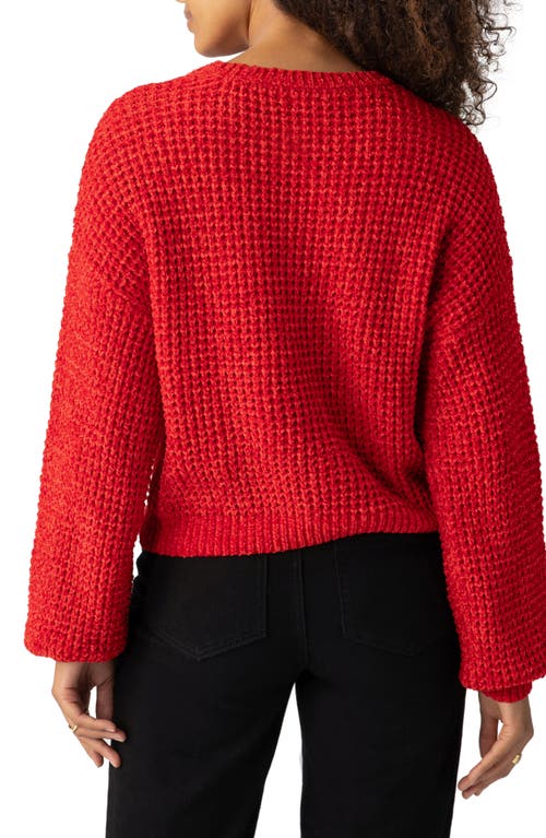 Sanctuary Under The Stars Chenille Sweater In Mars Red