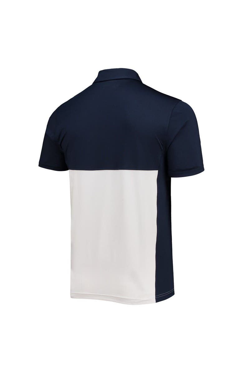 Under Armour Men's Under Armour Navy/White Auburn Tigers 2022 Blocked Coaches Performance Polo, Alternate, color, Navy
