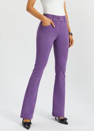 Betabrand 7 Pocket DPYP Dress Pant Yoga Pants Bootcut