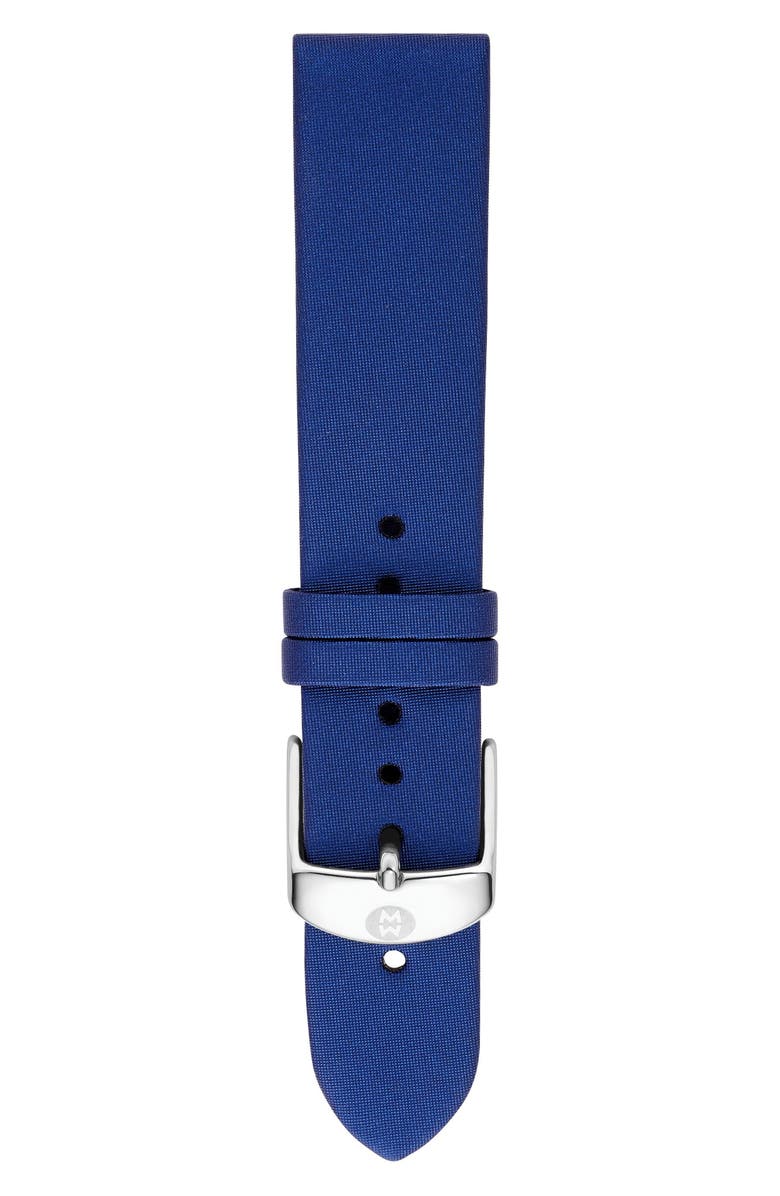 MICHELE 16mm Satin Watch Strap, Main, color, 