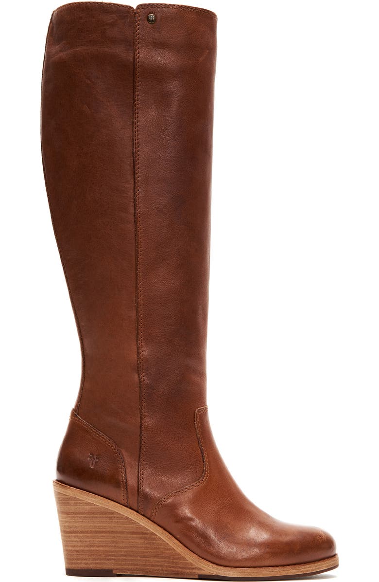 Frye Emma Knee High Wedge Boot, Alternate, color,