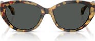 Versace 56mm Gradient Oval Sunglasses