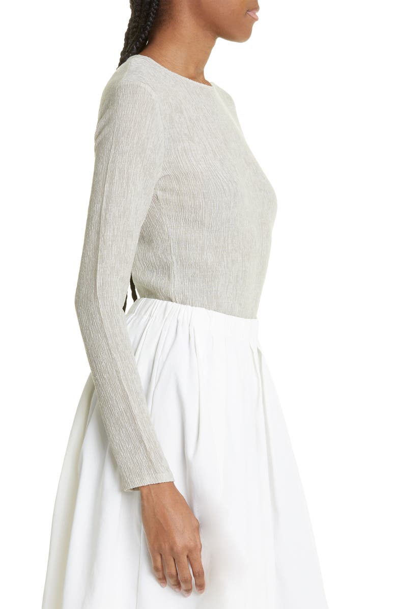 Vince Textured Long Sleeve Top, Alternate, color, Hayseed