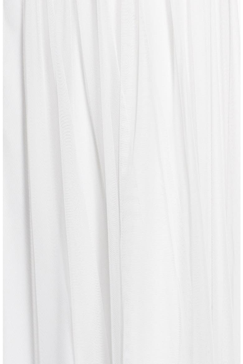 Beaded Cap Sleeve Gown, Alternate, color, IVORY