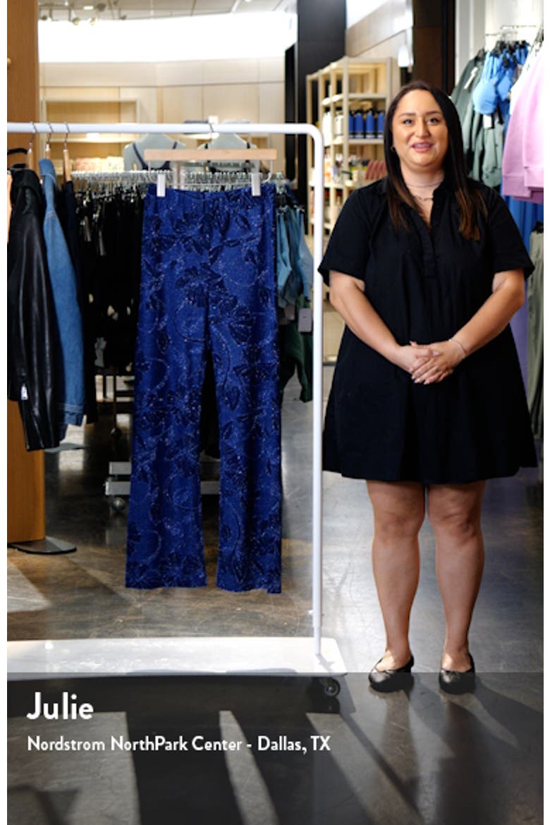 Metallic Floral Jacquard Pants video