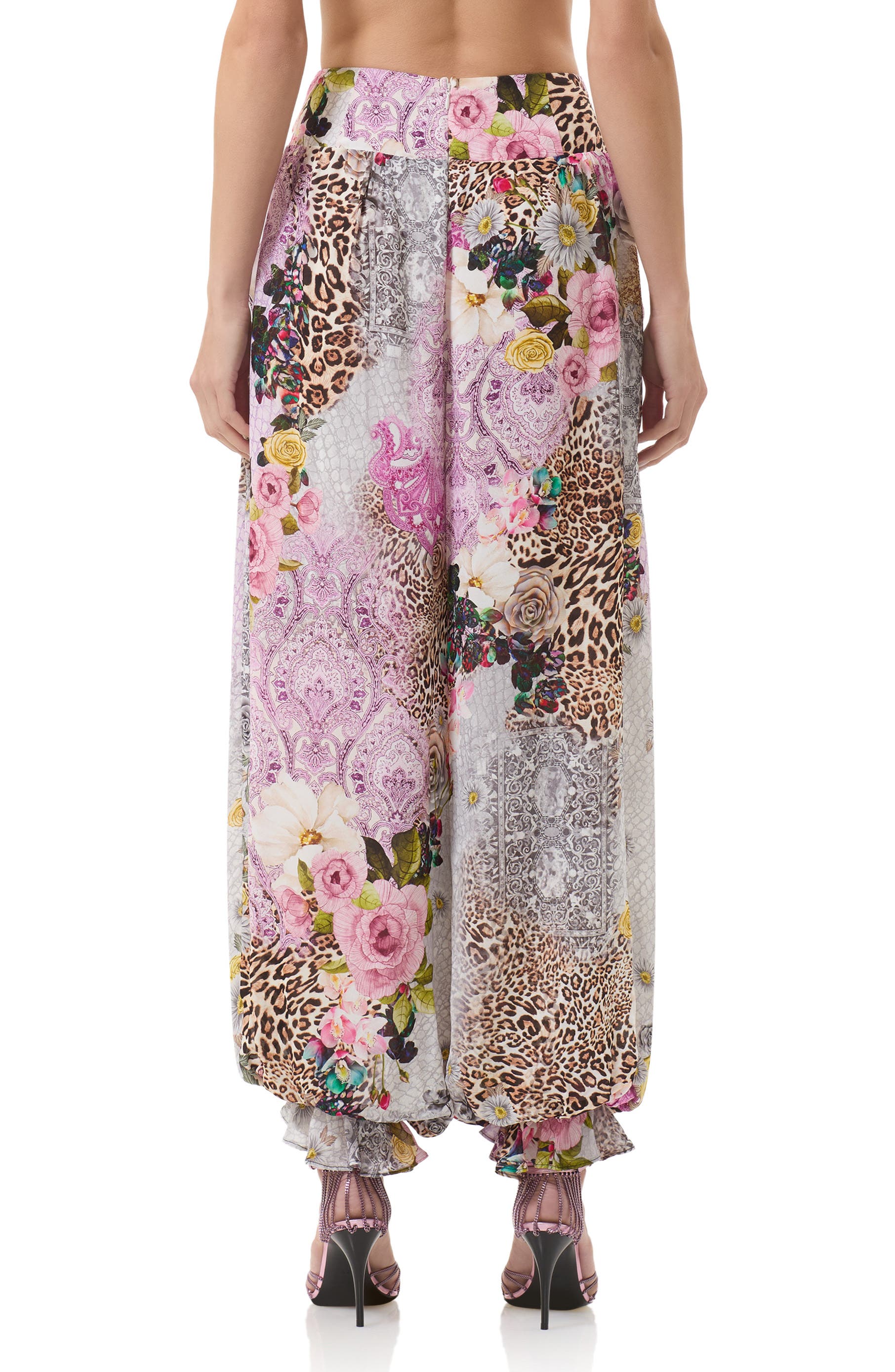 Vesper Patchwork Print Pants - image 2