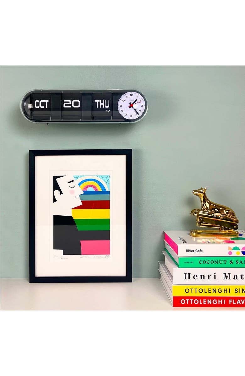 CLOUDNOLA Capsule Flip Calendar & Clock, Alternate, color, 