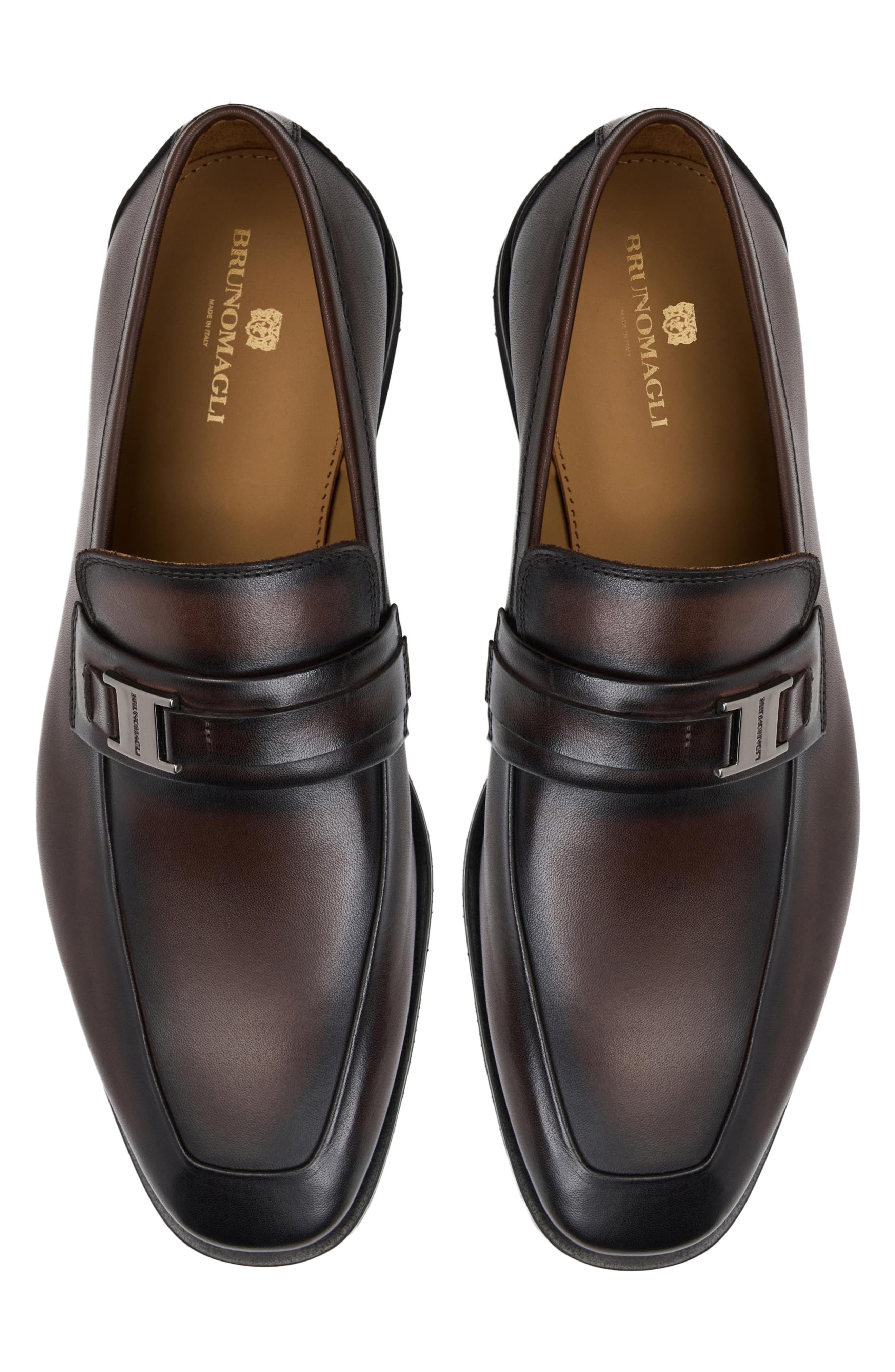 Roma Bit Loafer, Alternate, color, DARK BROWN CALF