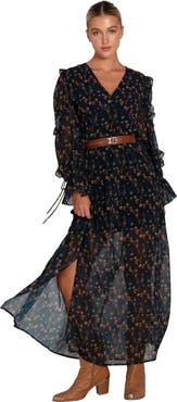 Belle & Bloom Come As You Are Floral Maxi Dress