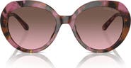 Michael Kors San Lucas 56mm Gradient Round Sunglasses