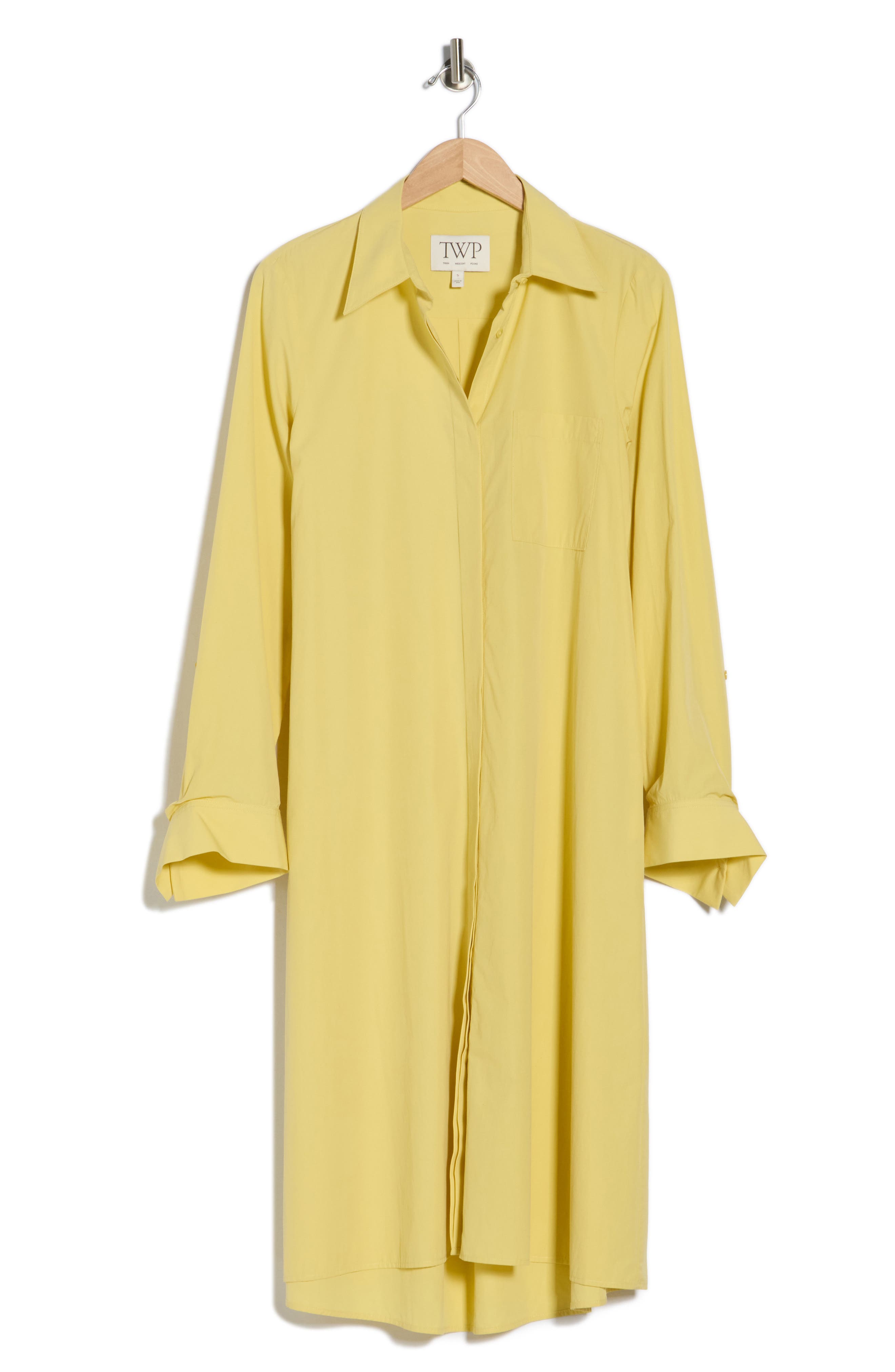 TWP Jennys Long Sleeve Cotton Shirtdress