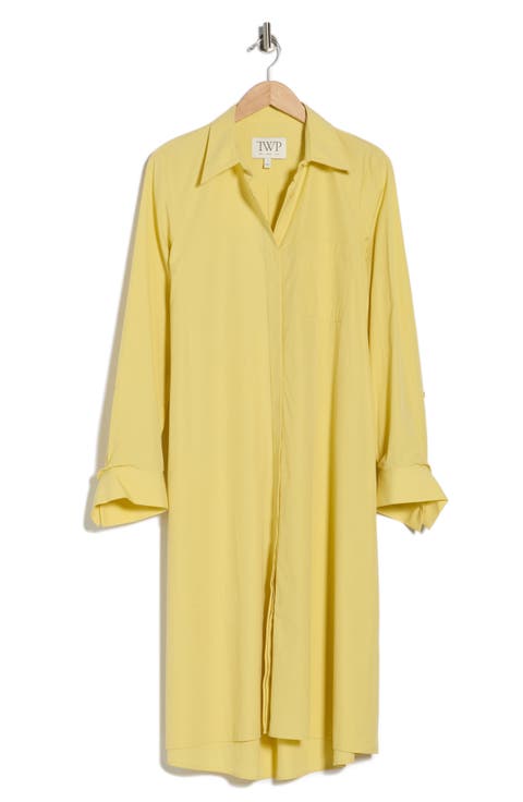 Jennys Long Sleeve Cotton Shirtdress