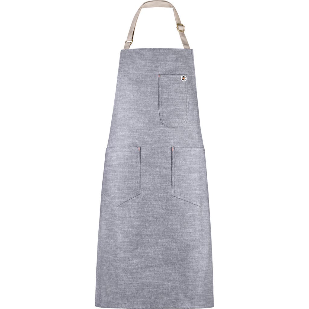 Le Creuset Cotton Apron In Gray