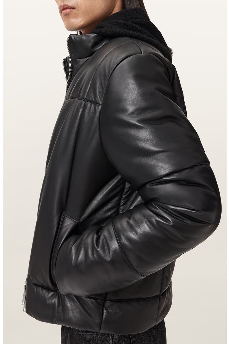 Furse Puffer Jacket, Alternate, color, BLACK