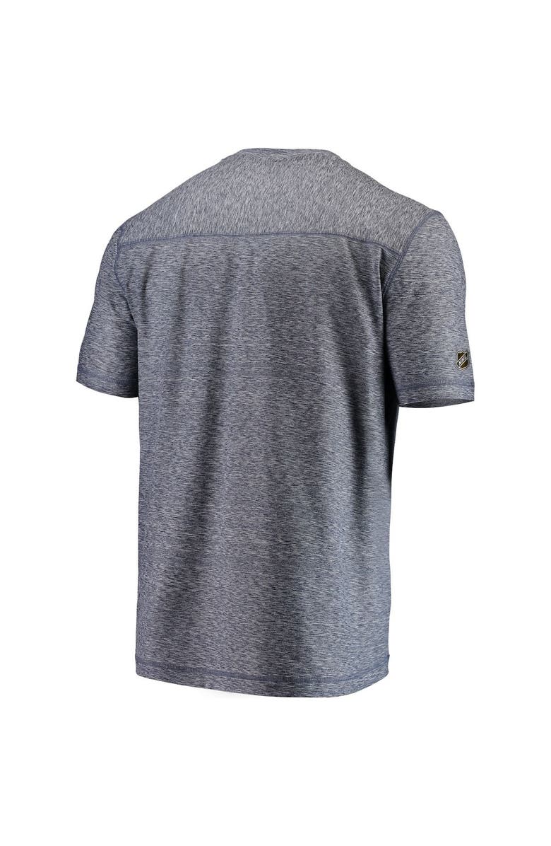 FANATICS Men's Fanatics Branded Heathered Royal Edmonton Oilers Authentic Pro Clutch T-Shirt, Alternate, color, Heather Royal