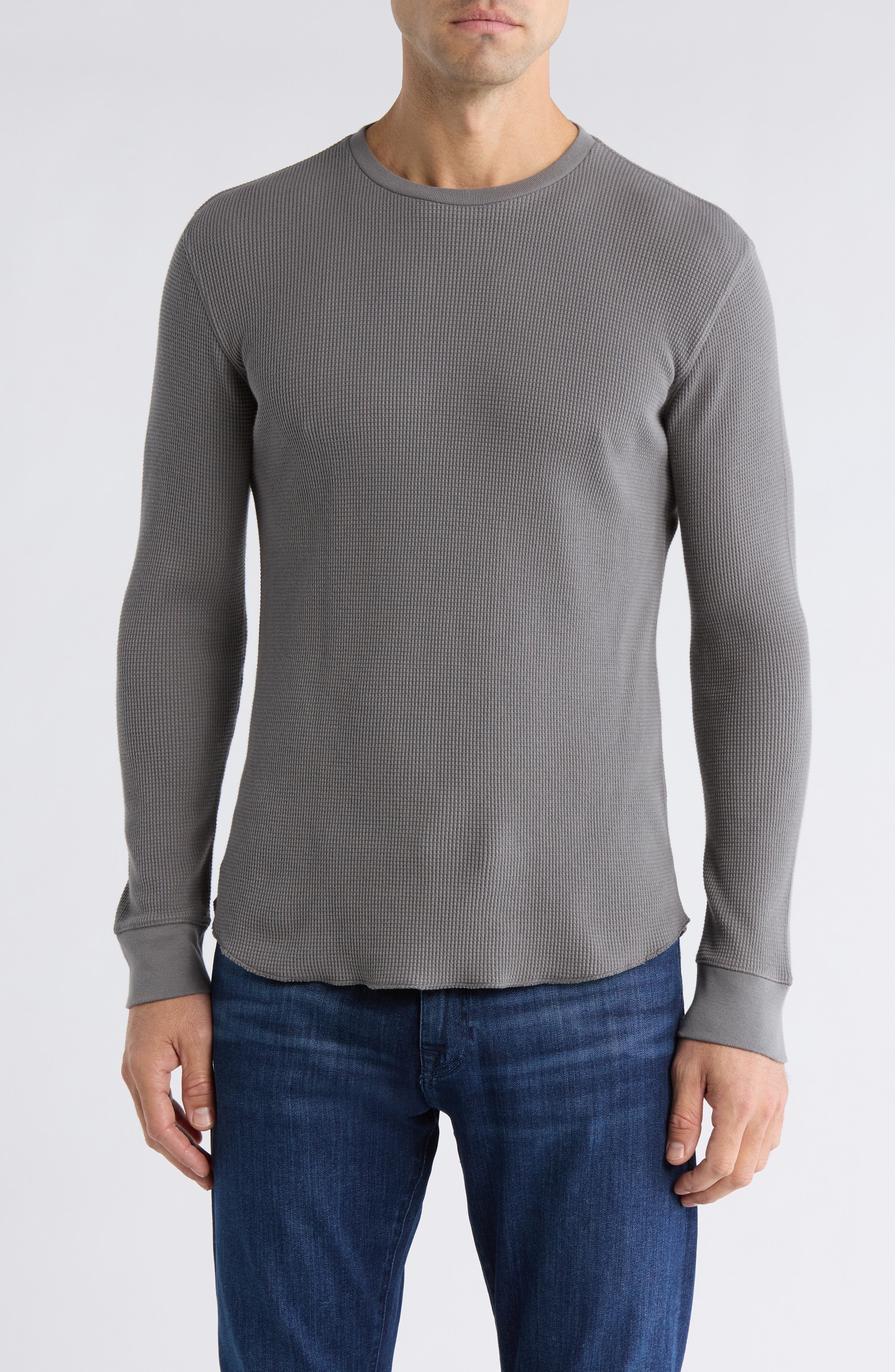 Vince Crewneck Long Sleeve Thermal T-Shirt