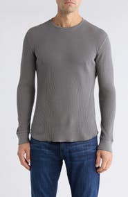 Vince Crewneck Long Sleeve Thermal T-Shirt