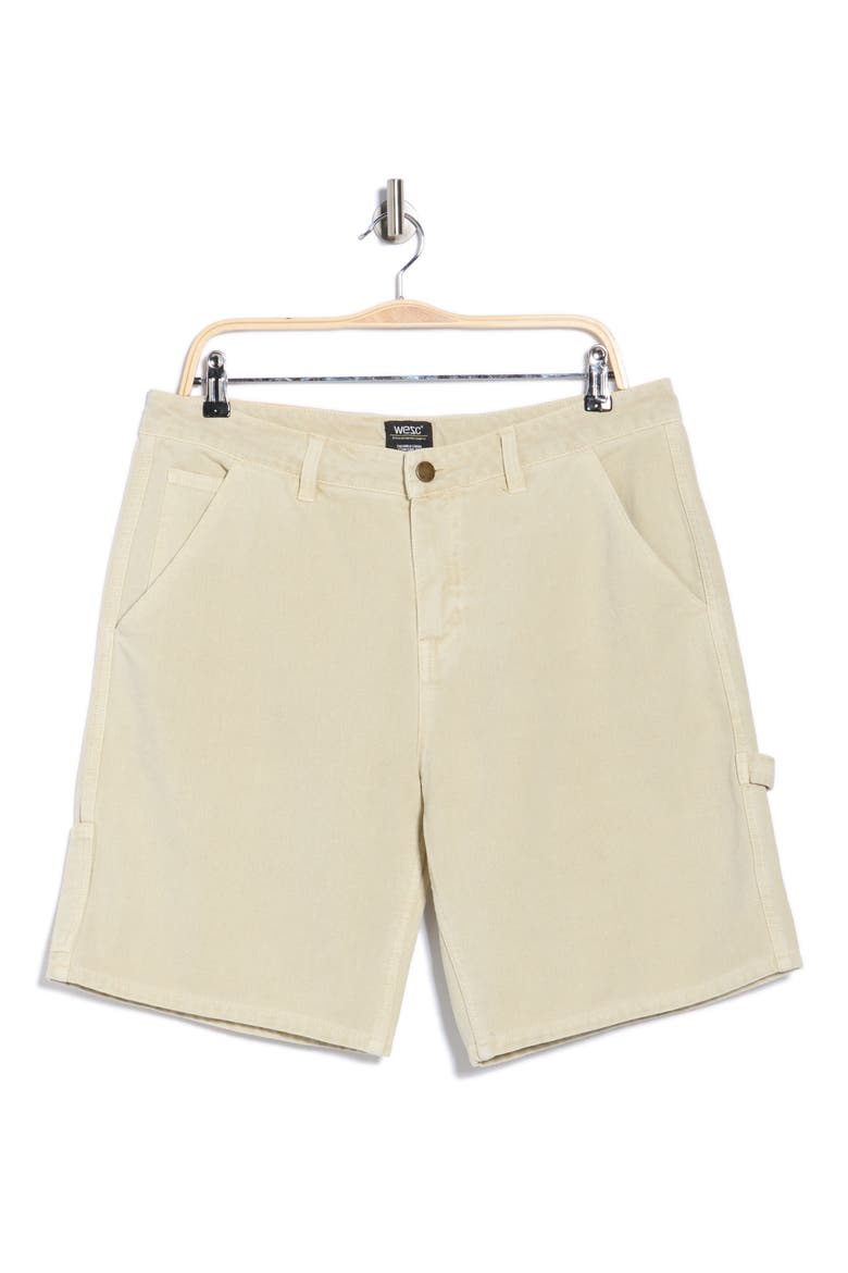 Carpenter Shorts, Alternate, color, WHITE ASPARAGUS