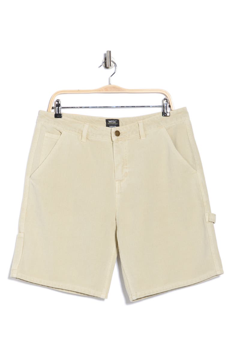 WeSC Carpenter Shorts, Alternate, color, White Asparagus