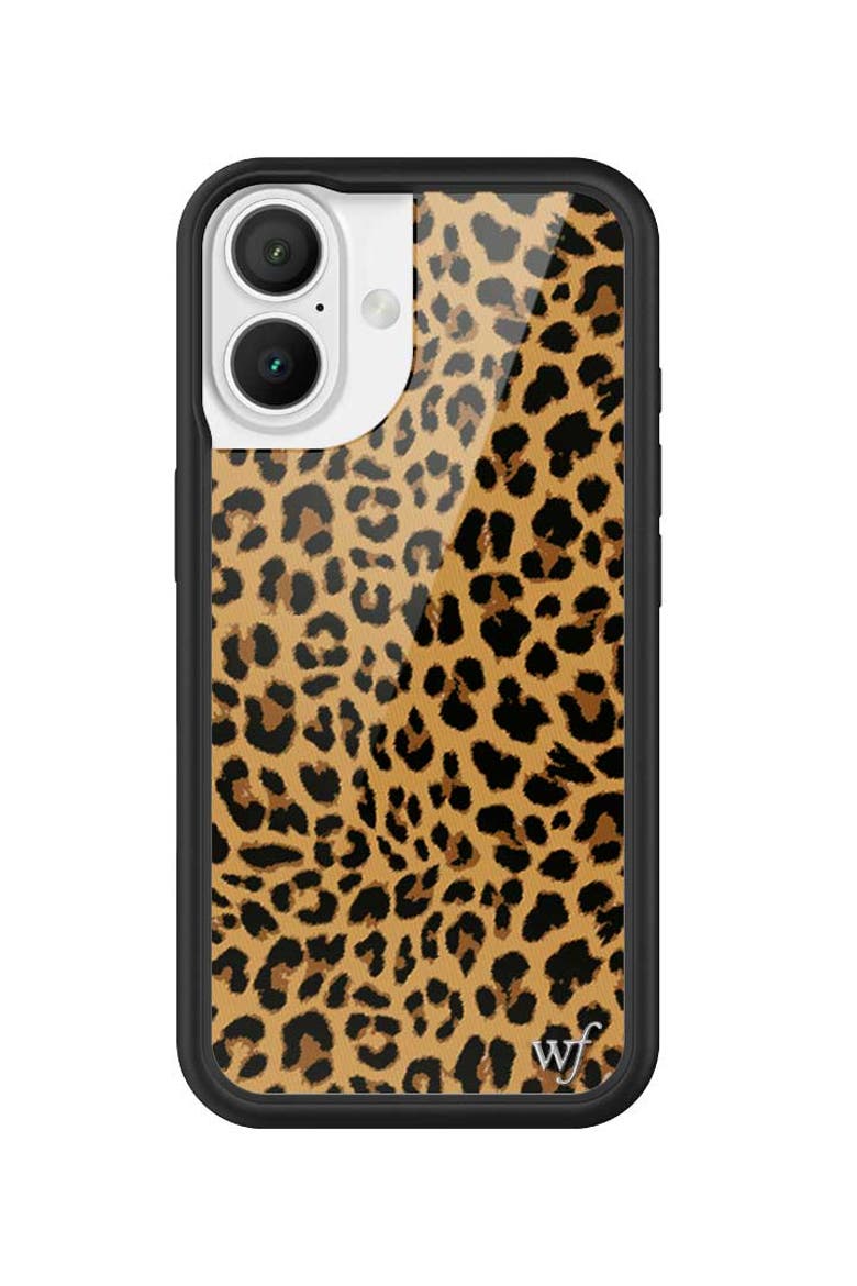 Meow | Brown iPhone Case, Alternate, color, Brown