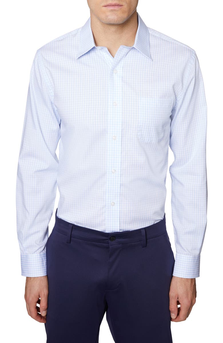 Hickey Freeman Gingham Shirt, Main, color,