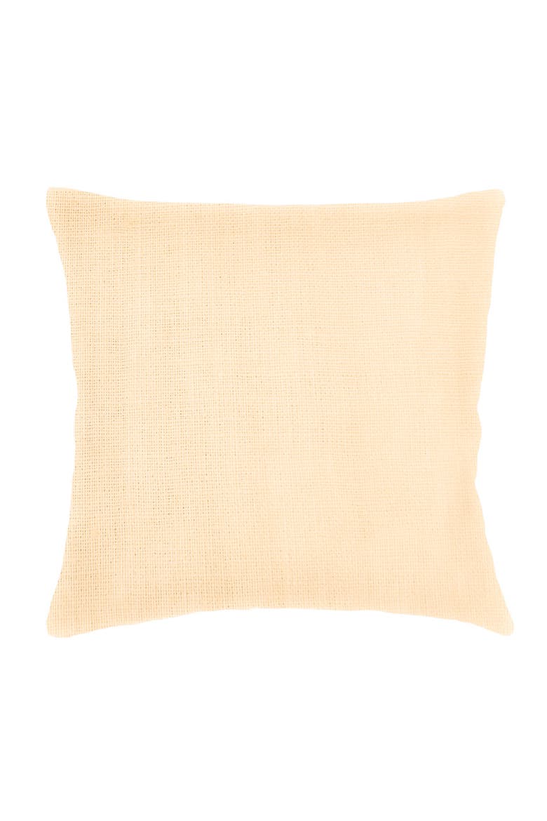 So Soft Linen Pillow with Down Insert, Main, color, Yellow