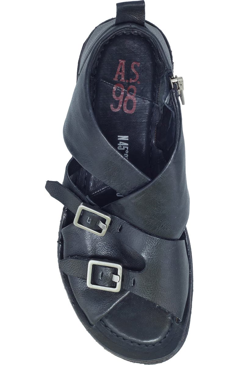 A.S.98 Riggs Sandal, Alternate, color, Black