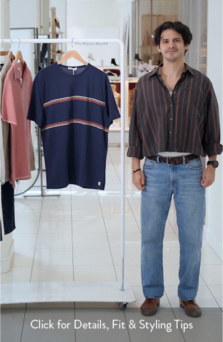 Signature Jacquard Stripe T-Shirt, sales video thumbnail