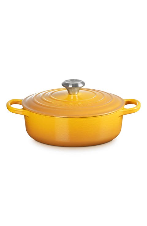 Signature 3.5-Quart Round Enamel Cast Iron Dutch Oven