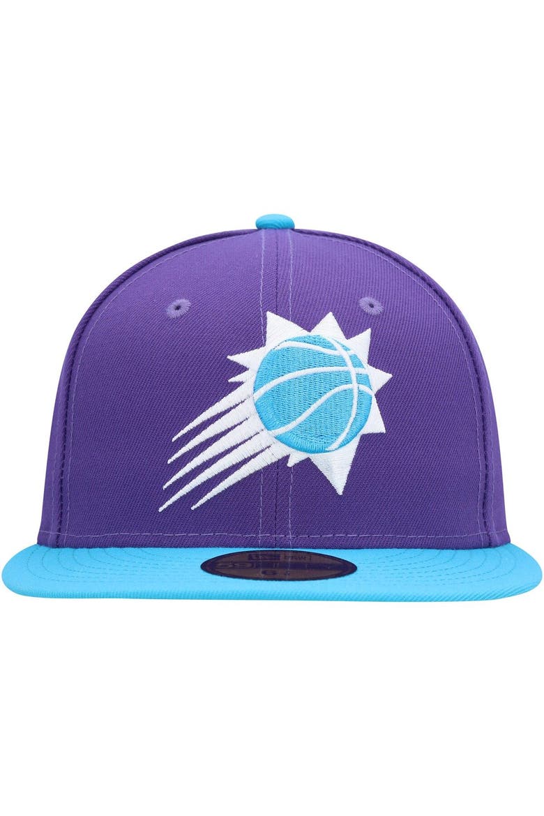 Men's New Era Purple Phoenix Suns Vice 59FIFTY Fitted Hat, Alternate, color, Purple