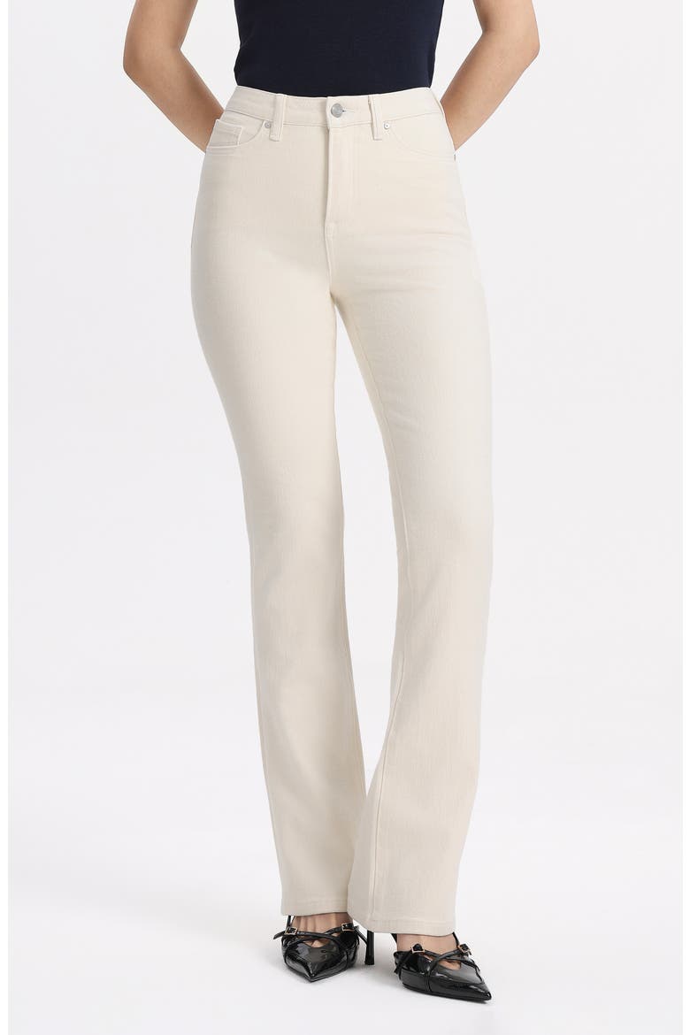 Mid Rise Bootcut Jeans, Main, color, OFF WHITE