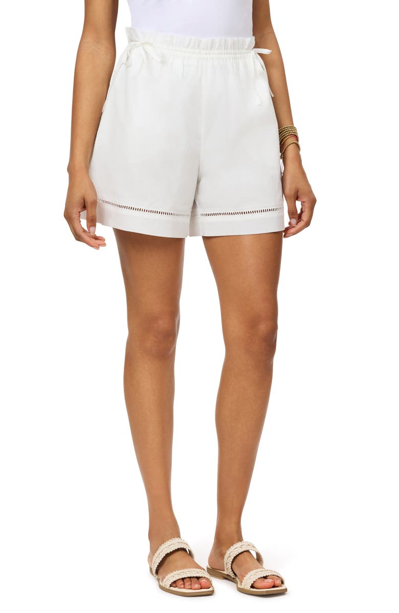 Scotch & Soda Gathered Cotton Shorts, Main, color, 